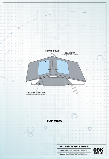 SKYLIGHT CAR TENT (4P)