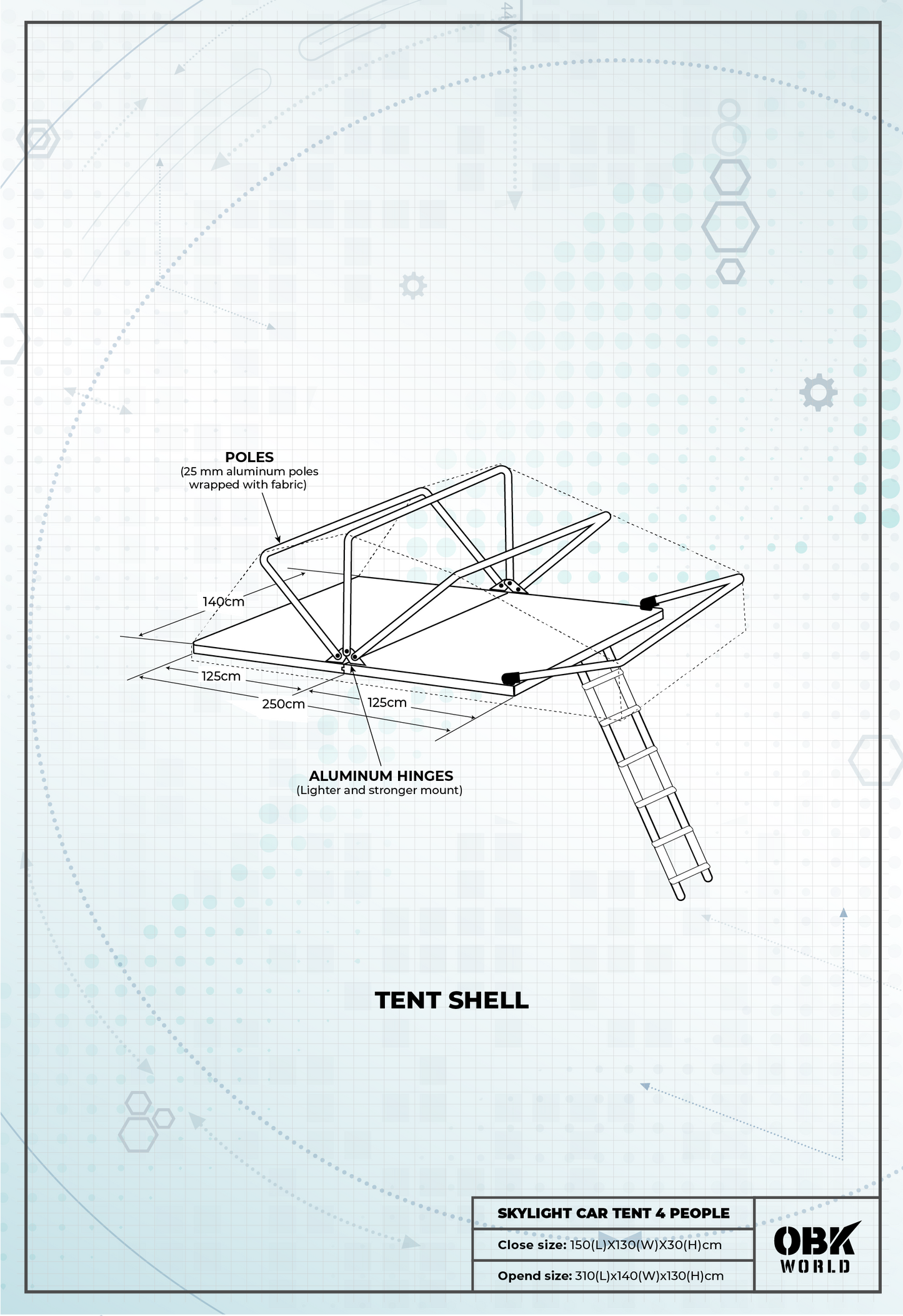 SKYLIGHT CAR TENT (4P)