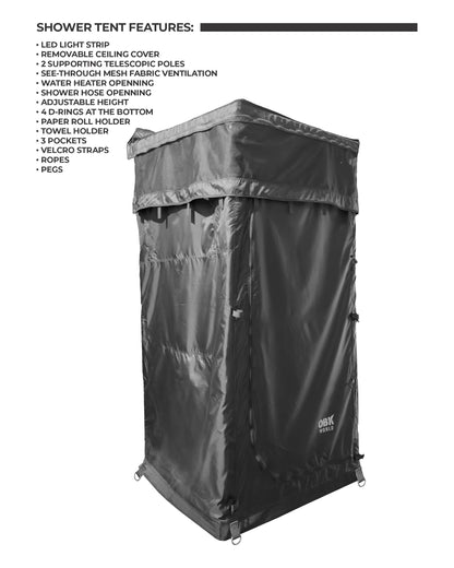 OBK SHOWER TENT ALUMINUM COVER