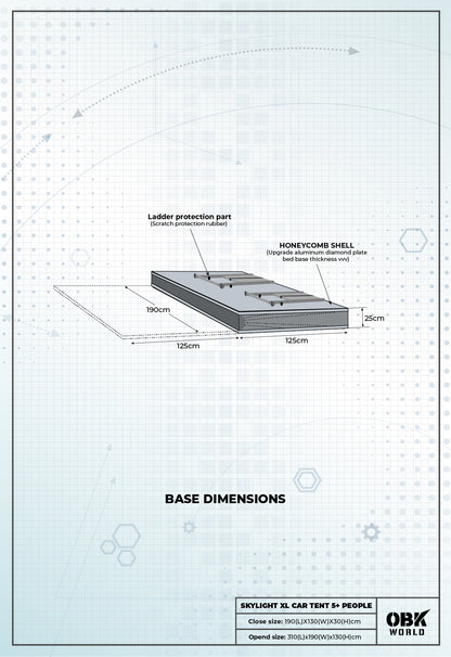 SKYLIGHT-XL CAR TENT (5P+)