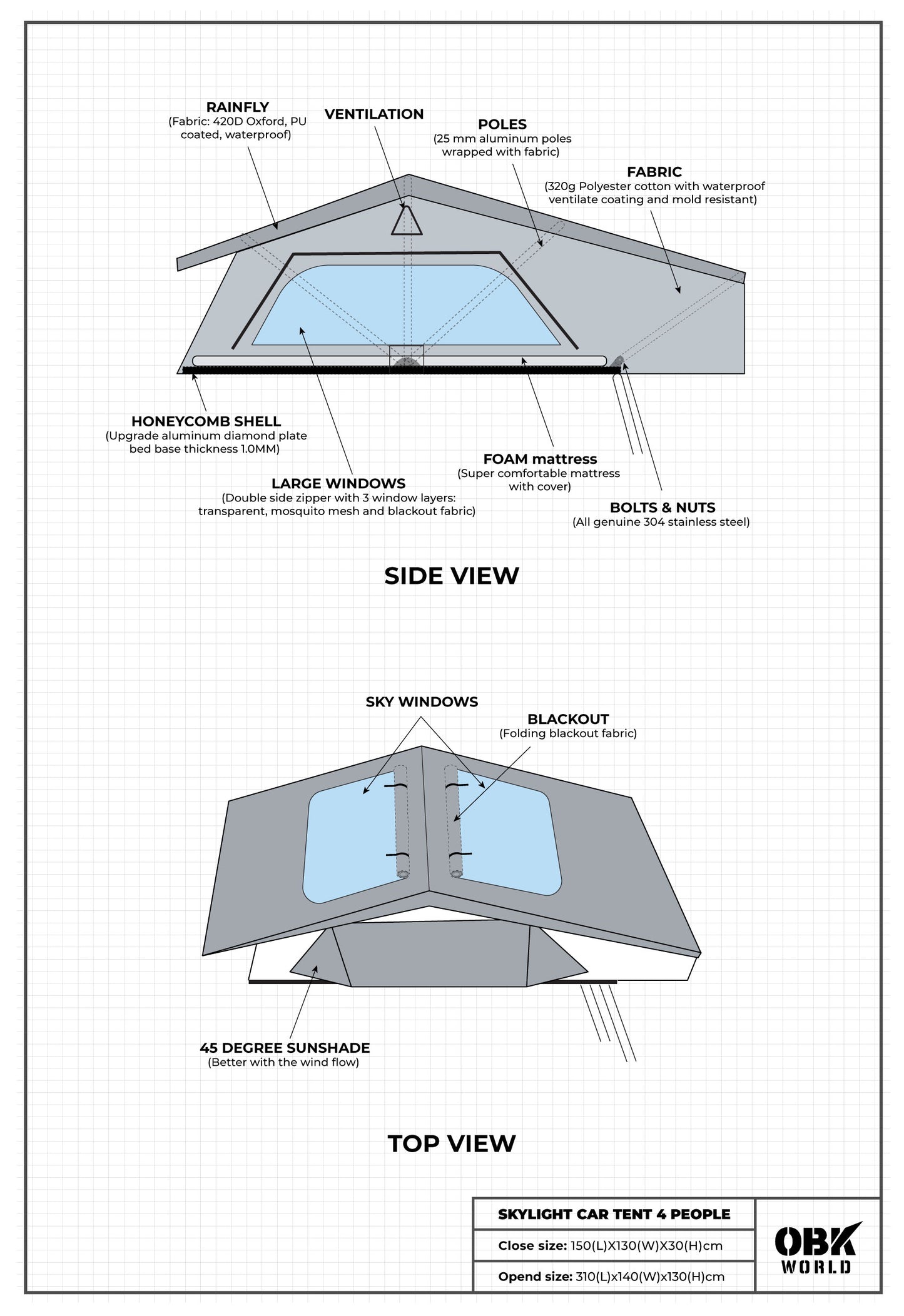 TRAILBLAZER-X + SKYLIGHT-XL (FULL OPTION)