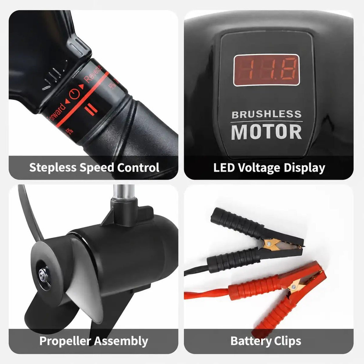 Brushless Electric Thruster Outboard Motor for OBK Inflatable Yacht & Fishing Boat - OBK WORLD
