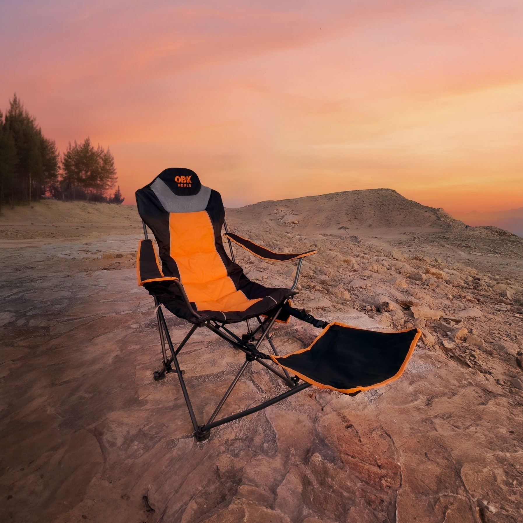 LAZY CAMPING CHAIR - OUTDOOR - BEACH DESERT - OBK WORLD