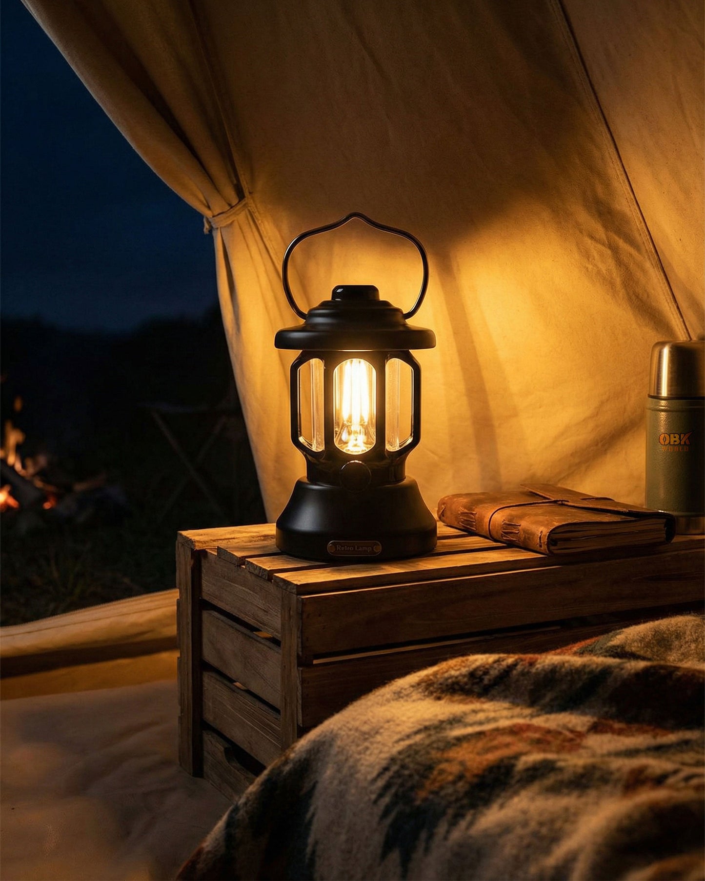 CLASSIC LANTERN WITH DUAL LIGHTS - OBK WORLD