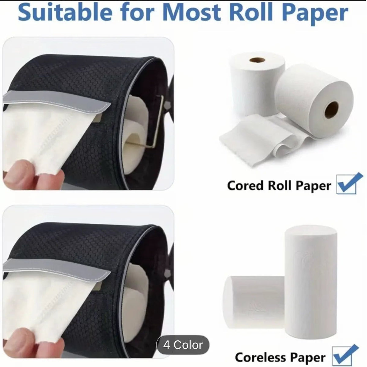 FOLDABLE TOILET PAPER HOLDER - OBK WORLD
