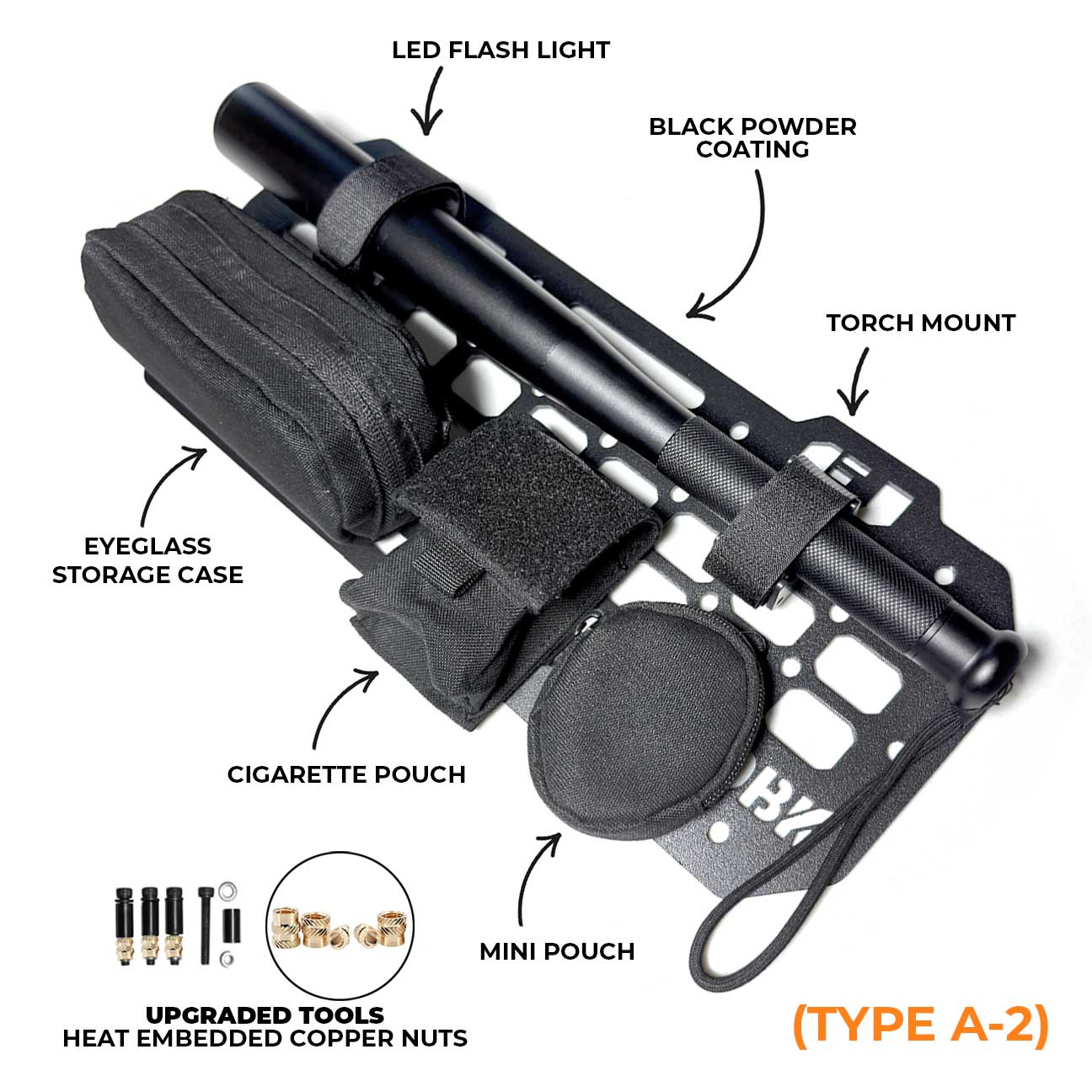 FRONT GRILL STORAGE FJ CRUISER WITH ACCESSORIES - OBK WORLD
