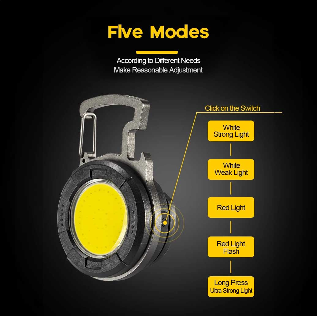 MINI KEYCHAIN MAGNET LIGHT - OBK WORLD