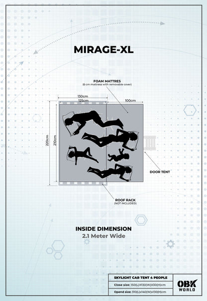MIRAGE CAR TENT - OBK WORLD