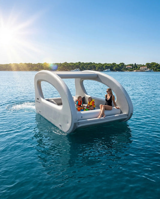 OBK INFLATABLE YACHT FISHING BOAT/TENT 4.5M - OBK WORLD