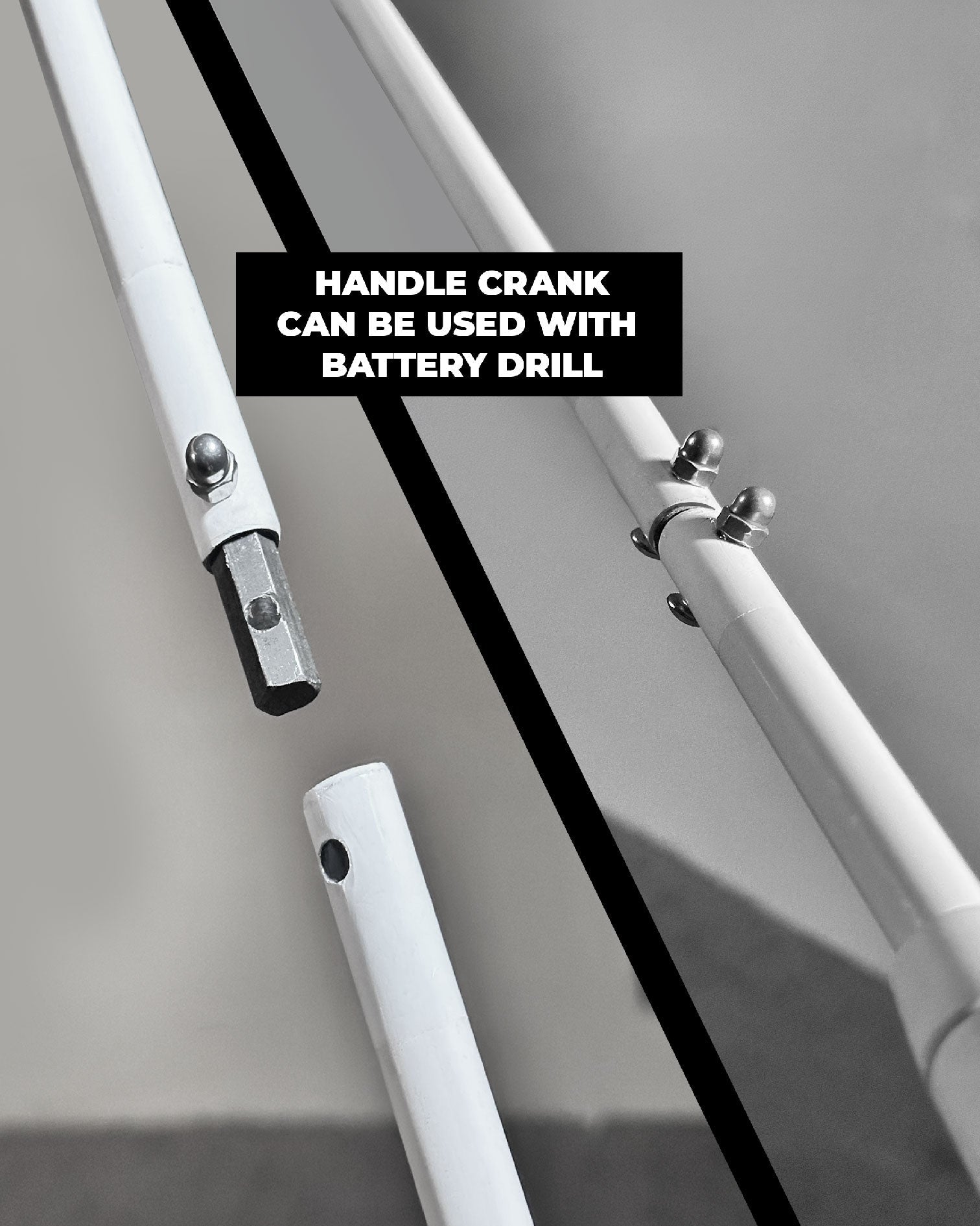 OVERHEAD TENT STORAGE RACK - OBK WORLD