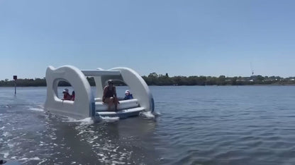 OBK INFLATABLE YACHT FISHING BOAT/TENT 4.5M