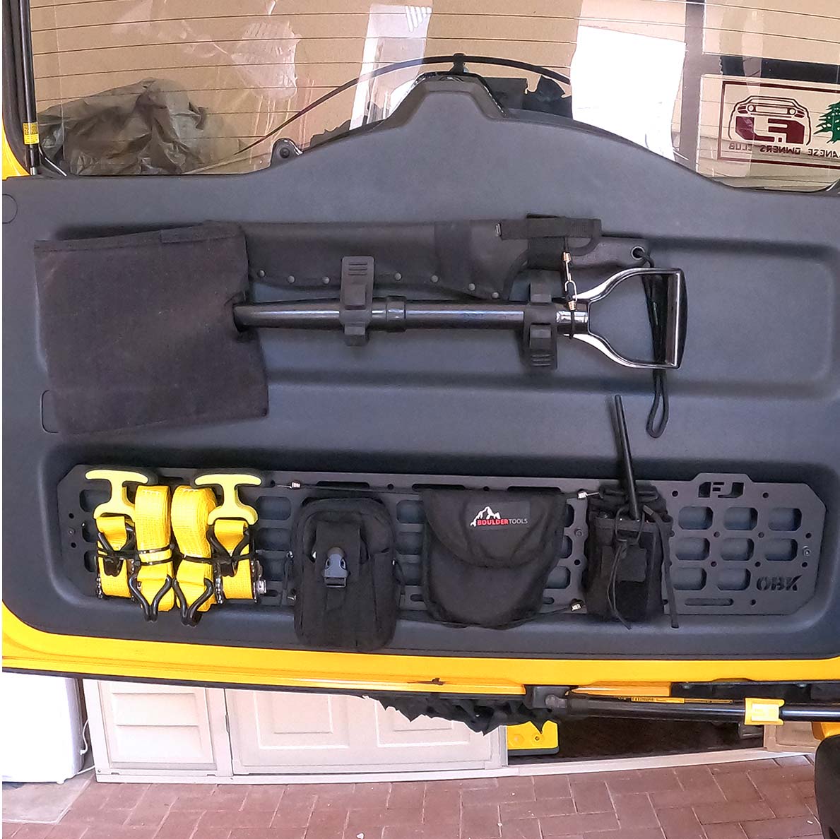 REAR DOOR GRILL FJ CRUISER / MOLLE - OBK WORLD