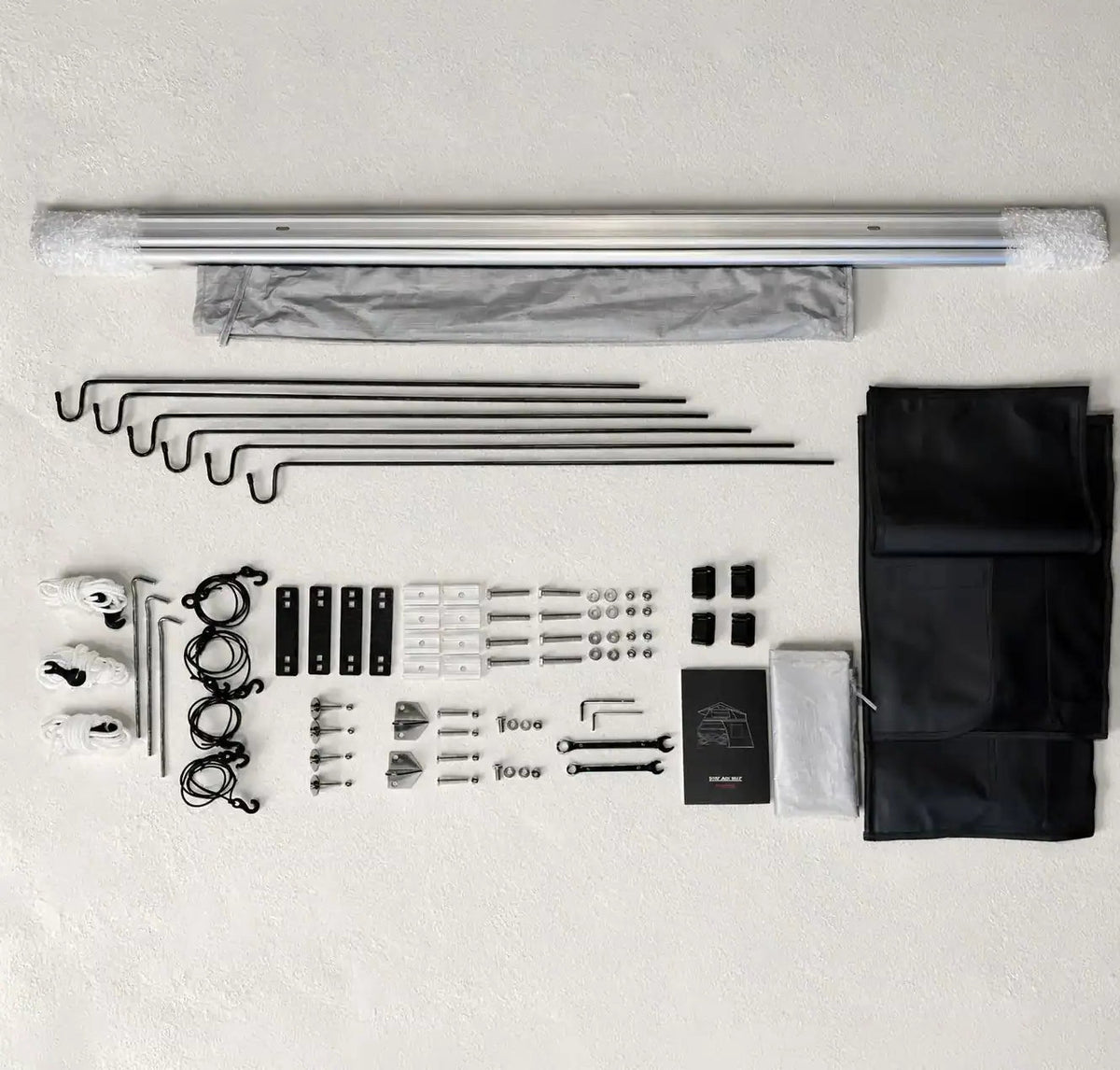 rooftop tent accessories-OBK WORLD tent rod and ropes .webp