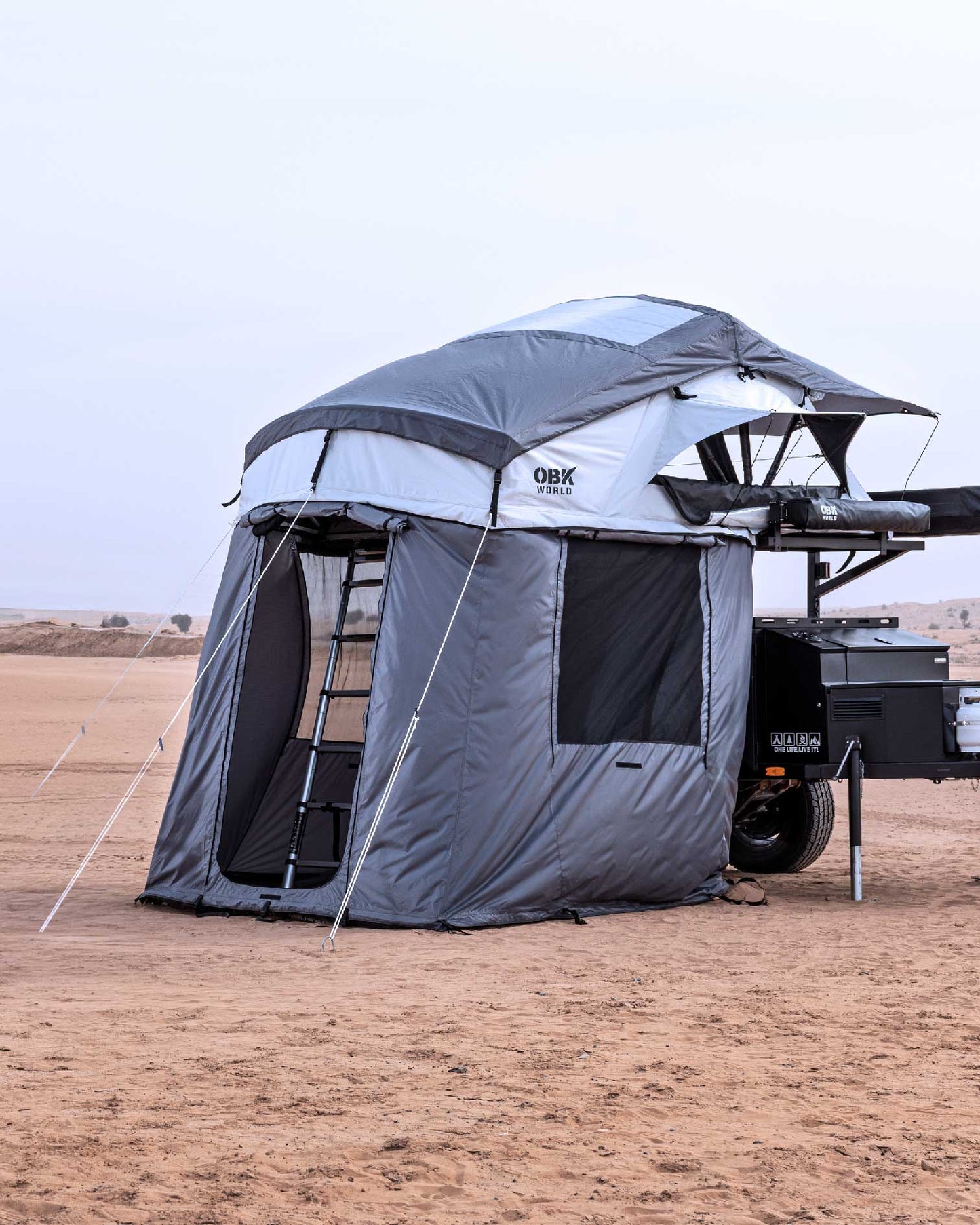 SKYLIGHT - XL 1.9M ROOFTOP TENT - V2.0 - OBK WORLD