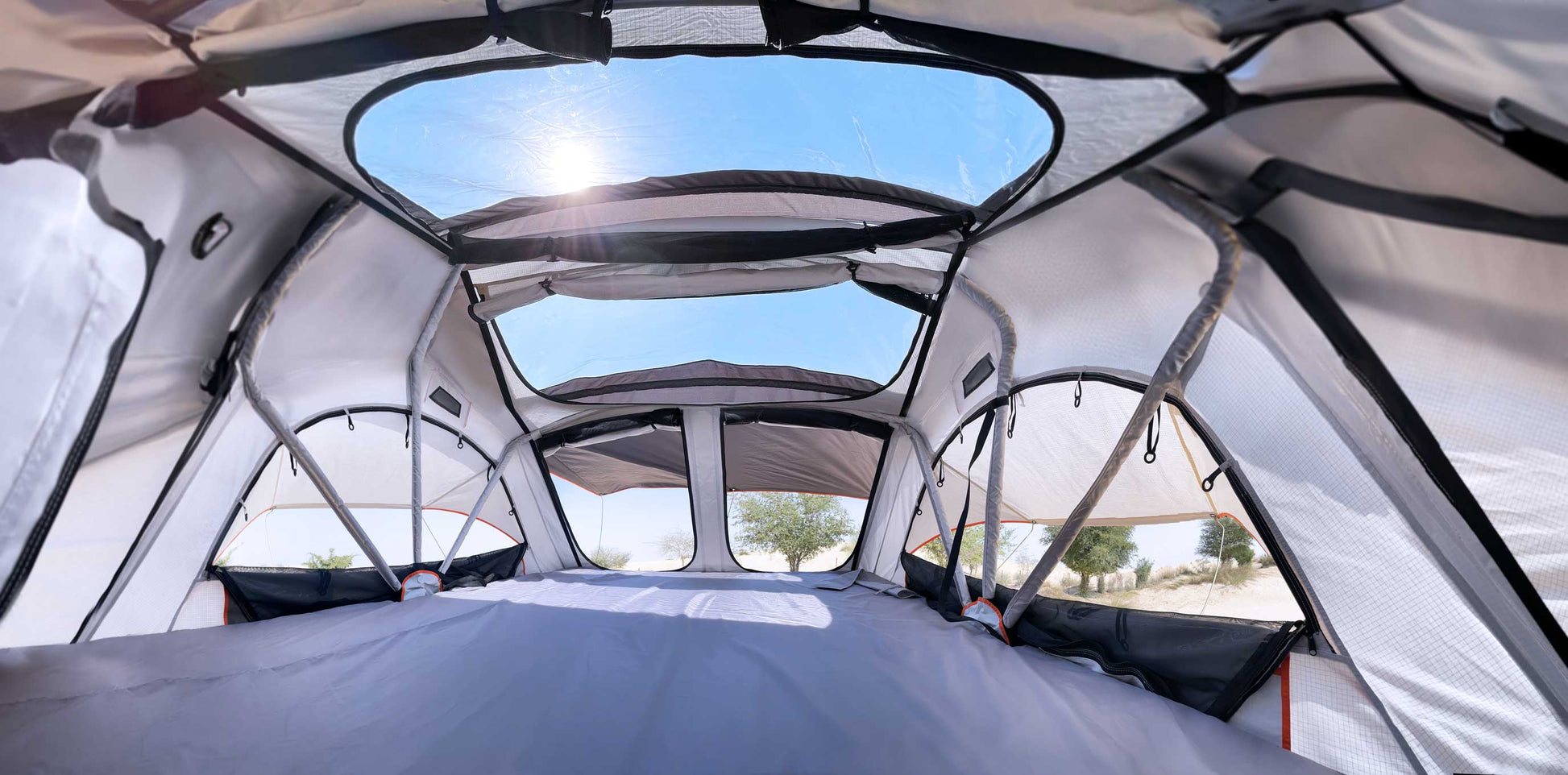 tent with skylight SKYLIGHT XL CAR ROOFTOP TENT (5P+) – OBK WORLD