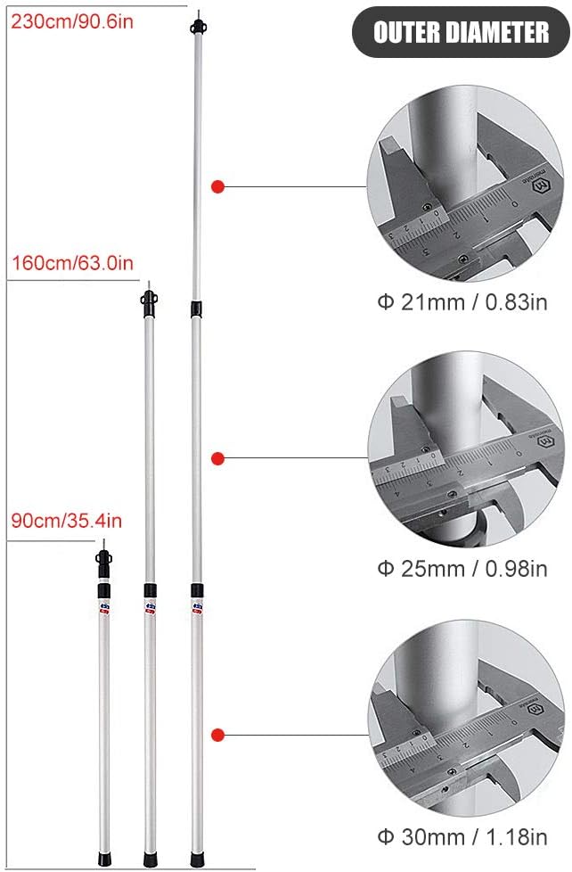 TENT & AWNING POLES - OBK WORLD