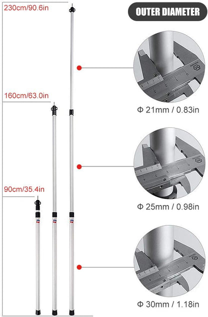 TENT & AWNING POLES - OBK WORLD