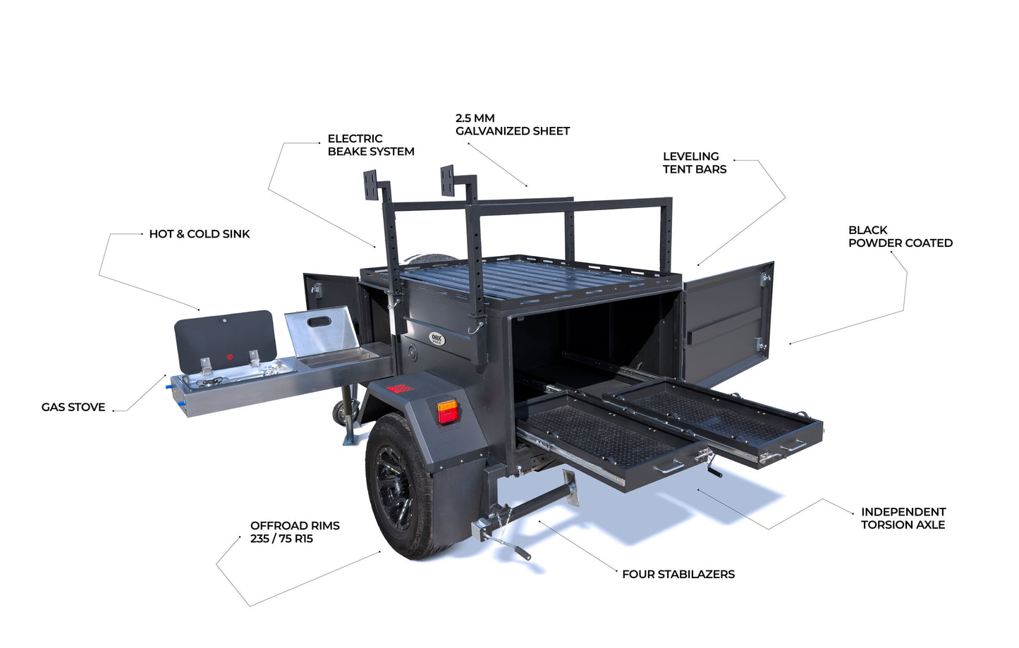 TRAILBLAZER + SAHARA NIGHT TENT + ANNEX - OBK WORLD