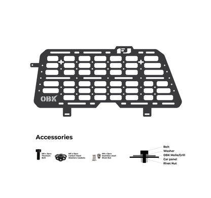 TRUNK GRILL FJ CRUISER / MOLLE